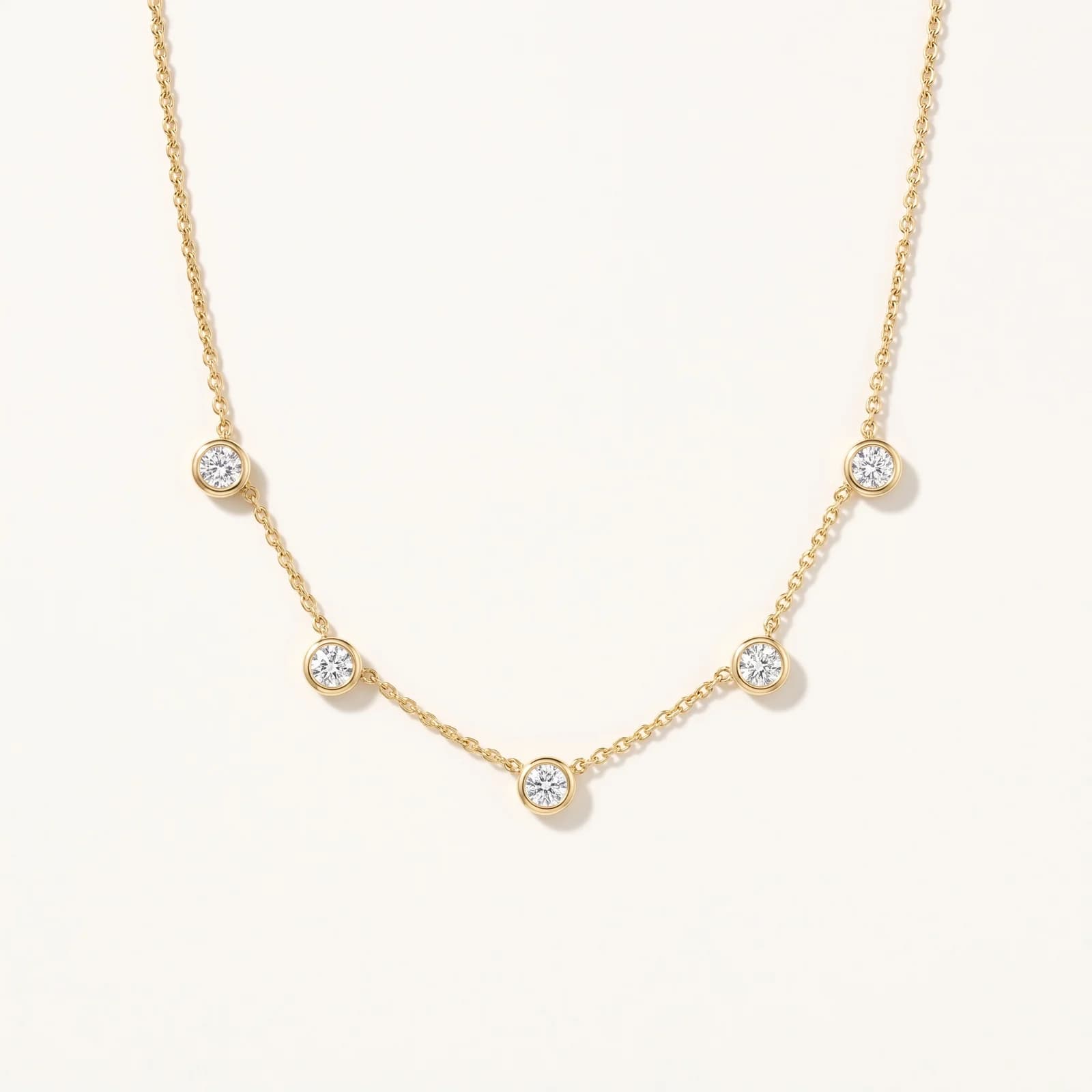 Céleste Floating Diamond Choker